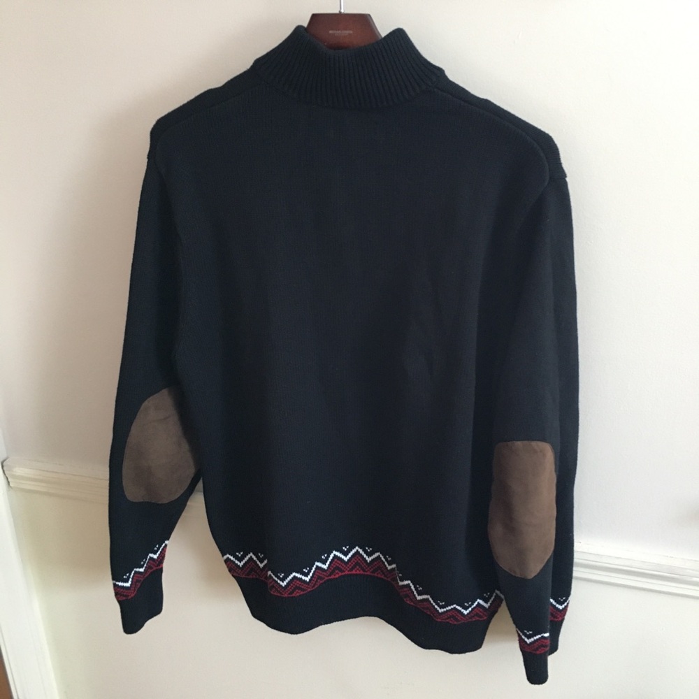 Chaps Ralph Lauren Cotton Button Neck Sweater Sz Large - Picture 8 of 15